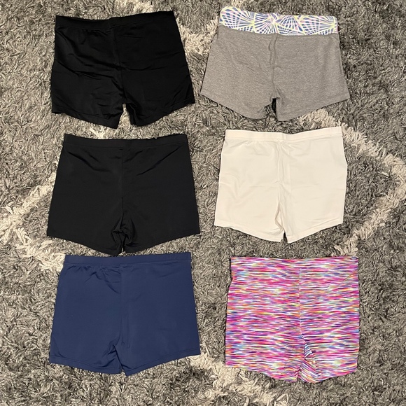 Girls Activewear Bundle Sports Bras Shorts Gymnastics Dance Acro Size 10-14 - Picture 3 of 10